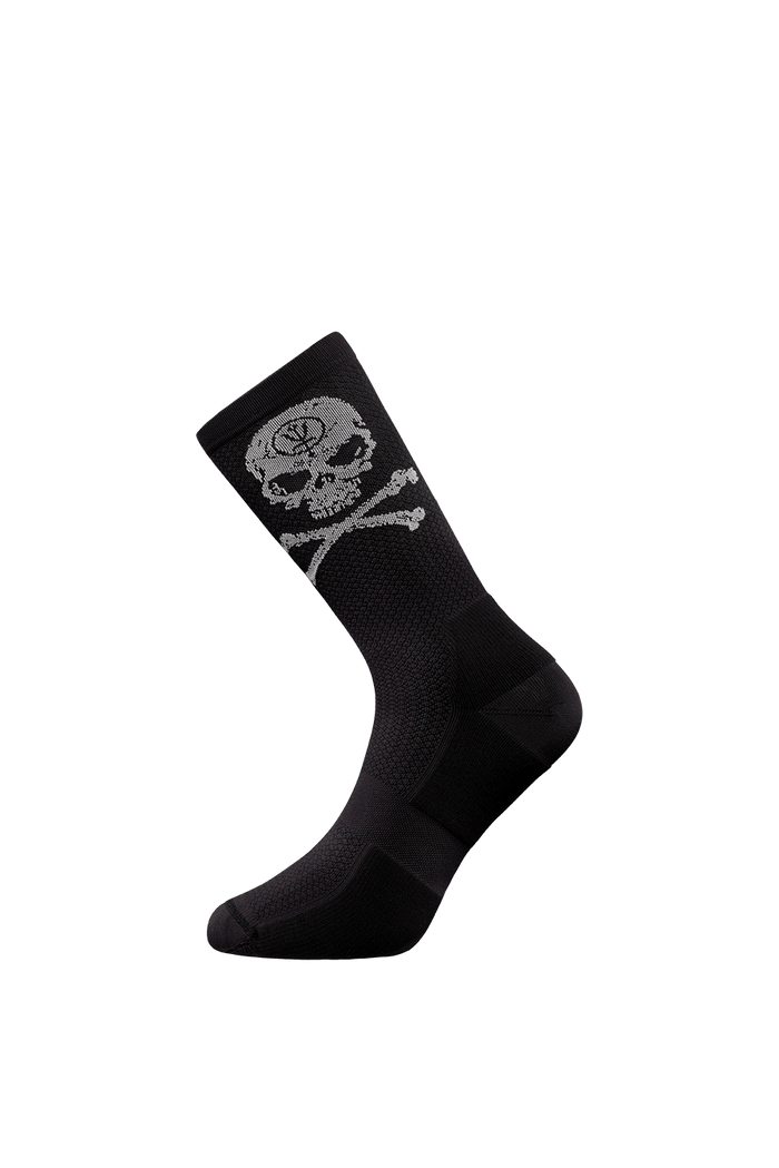 SM Cut of Out Tech Socks In NQG Black (GM)