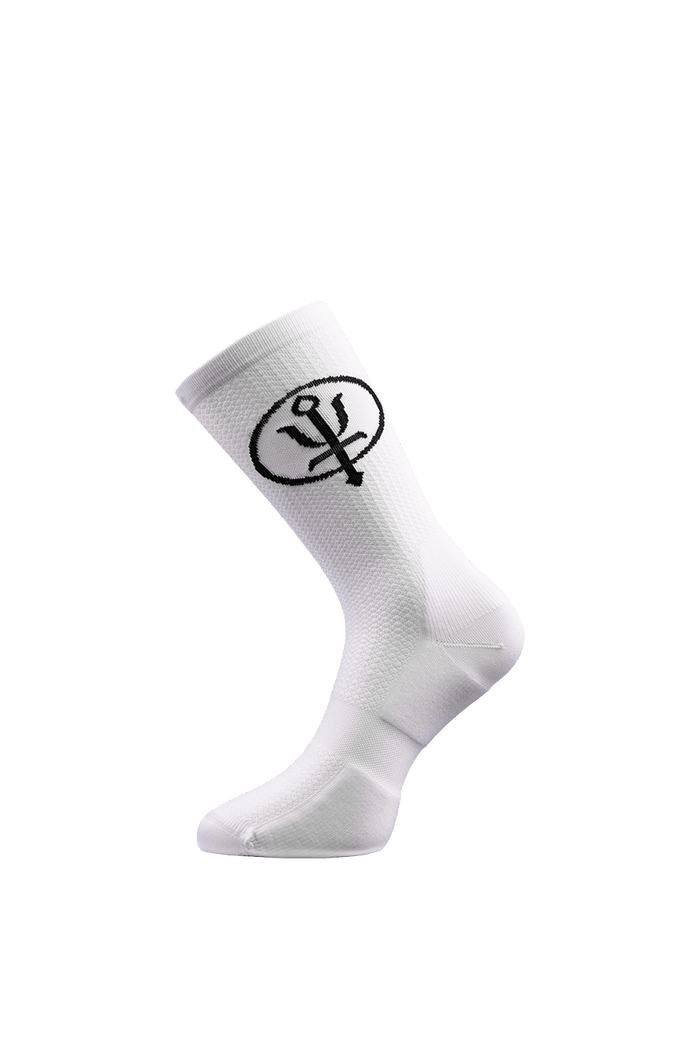 SM Cut of Out Tech Socks In Insignia White (GM)