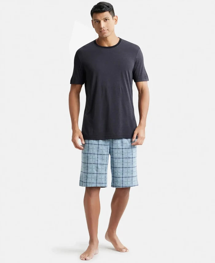 Tencel Micro Modal Cotton Elastane Solid Trunk with Natural StayFresh Properties - Bright Light Grey-4