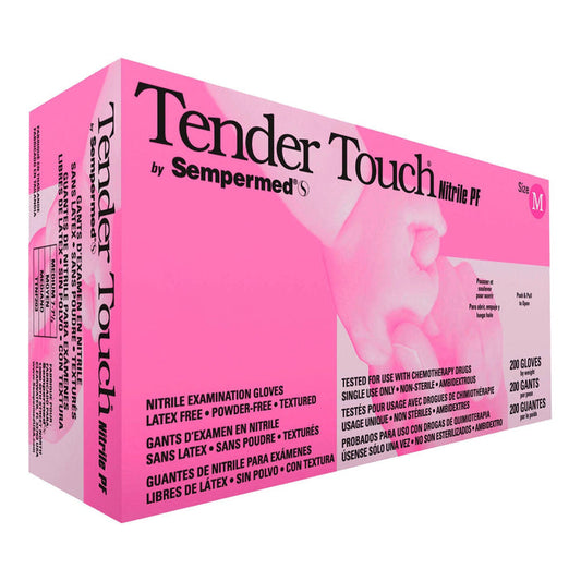 Tender Touch Nitrile Exam Gloves, Lavender
