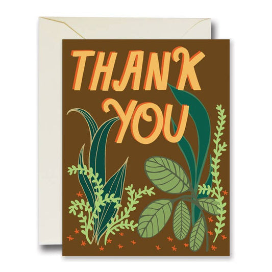Thank You Greenery Card