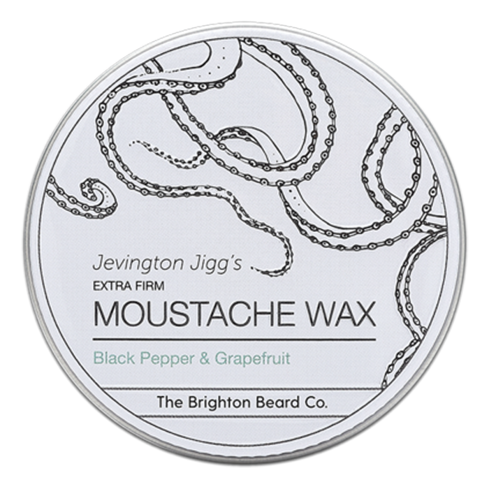 The Brighton Beard Co. Moustache Wax Black Pepper & Grapefruit 30g