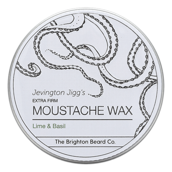 The Brighton Beard Co. Moustache Wax Lime & Basil 30g