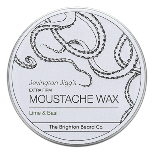 The Brighton Beard Co. Moustache Wax Lime & Basil 30g