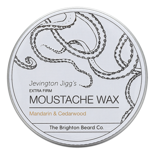 The Brighton Beard Co. Moustache Wax Mandarin & Cedarwood 30g