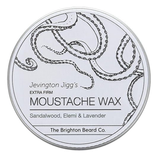 The Brighton Beard Co. Moustache Wax Sandalwood Elemi & Lavender 30g