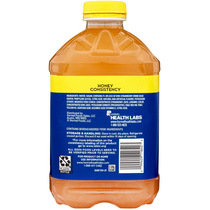 Thick & Easy Thickened Beverage, Kiwi Strawberry Flavor, Moderately Thick, 46 oz Bottle - 11840-Single - LL Medico