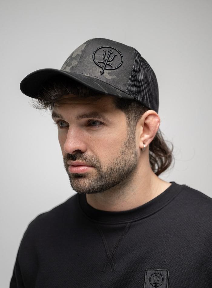 Hem Studio Image of accessory, Thrudark Cap in MultiCam Black (SS Accessory)