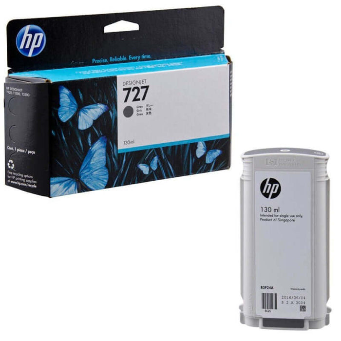 Tinta HP Designjet 727 Gris de 130 ml | Para HP DesignJet T930 / T2530 / T1530 - Panamá