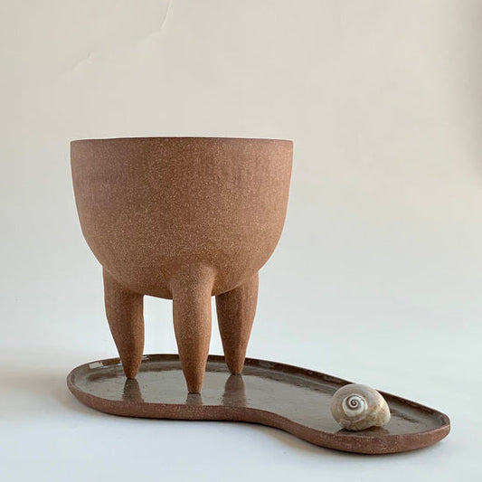 Treasure Tray Clay Planter