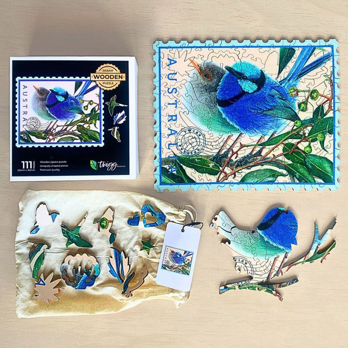 Twigg Puzzle Wooden Jigsaw Puzzle 111 pieces - Splendid Couple