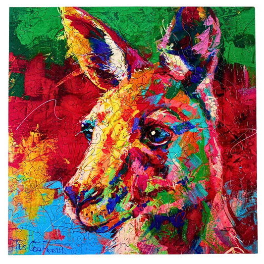 Twigg Puzzle Wooden Jigsaw Puzzle 147 Pieces - Clive Kangaroo
