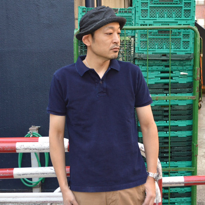 UES "67LW-I" INDIGO POLO SHIRT