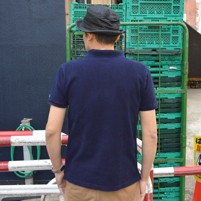 UES "67LW-I" INDIGO POLO SHIRT