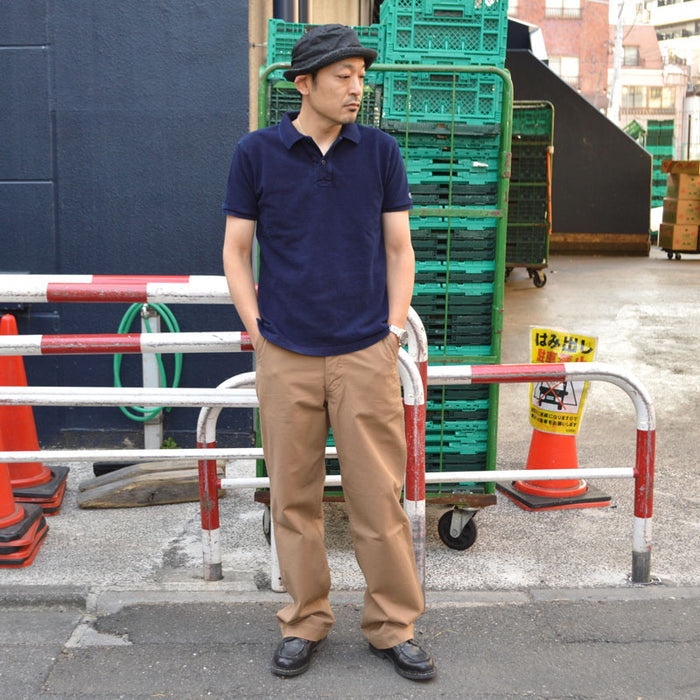 UES "67LW-I" INDIGO POLO SHIRT
