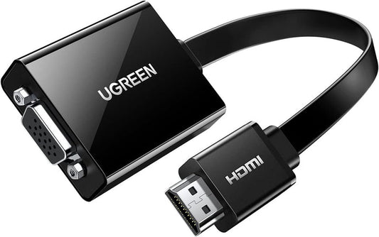 UGREEN HDMI to VGA Adapter Cable (Black) - Office R Us Lagos