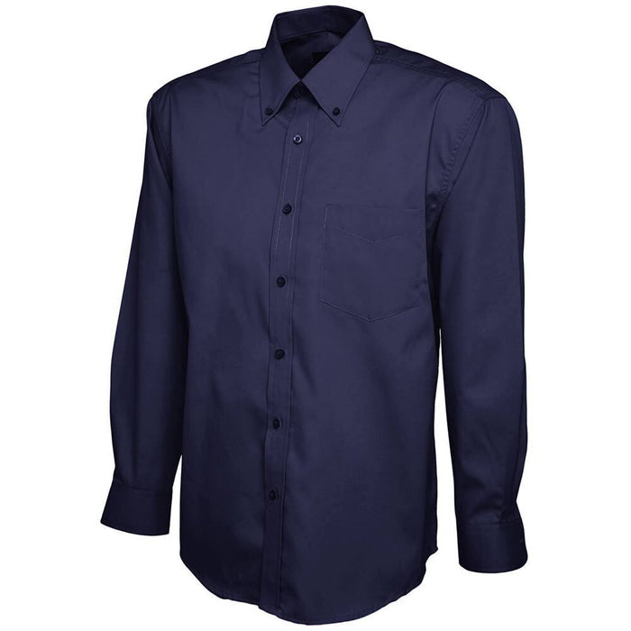 Navy / S - 14.5 Neck