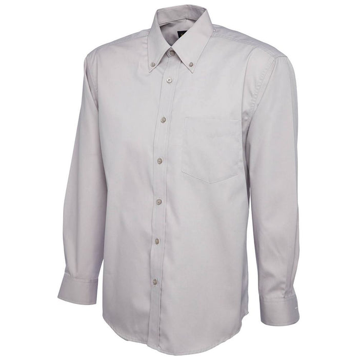 Uneek UC701 Mens Long Sleeve Pinpoint Oxford Shirt
