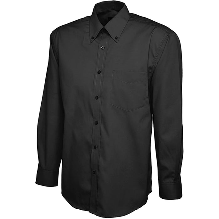 Uneek UC701 Mens Long Sleeve Pinpoint Oxford Shirt
