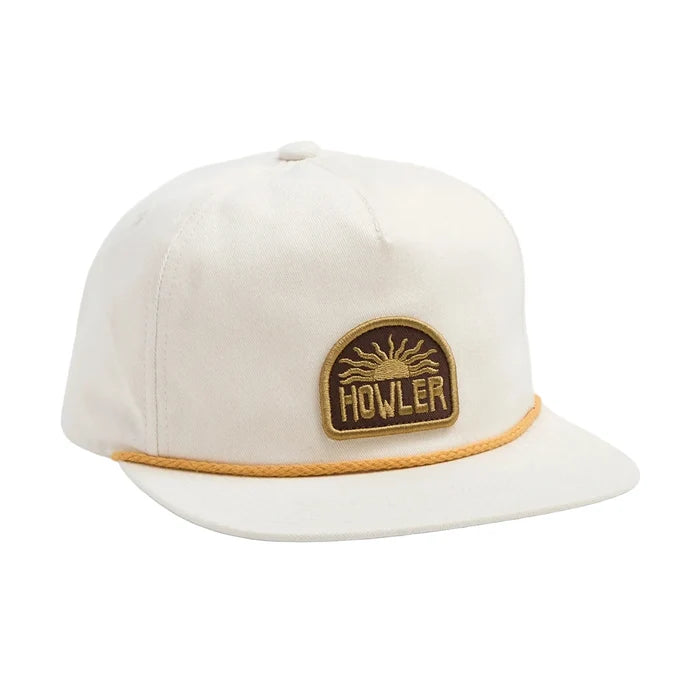 Unstructured Snapback Hats El Sol - White