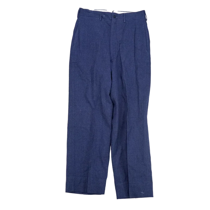 US Air Force 1950s Wool Service Dress Trousers - 30x29, Small - US Air Force Surplus - Dress Trousers