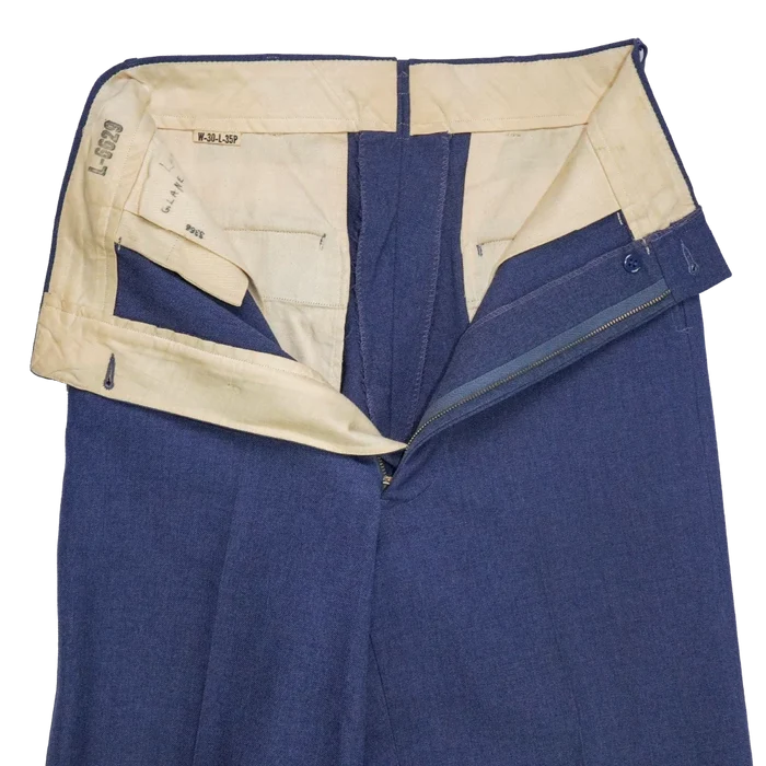 US Air Force 50s Wool Service Dress Trousers - 30x35, Small - US Air Force Surplus - Dress Trousers