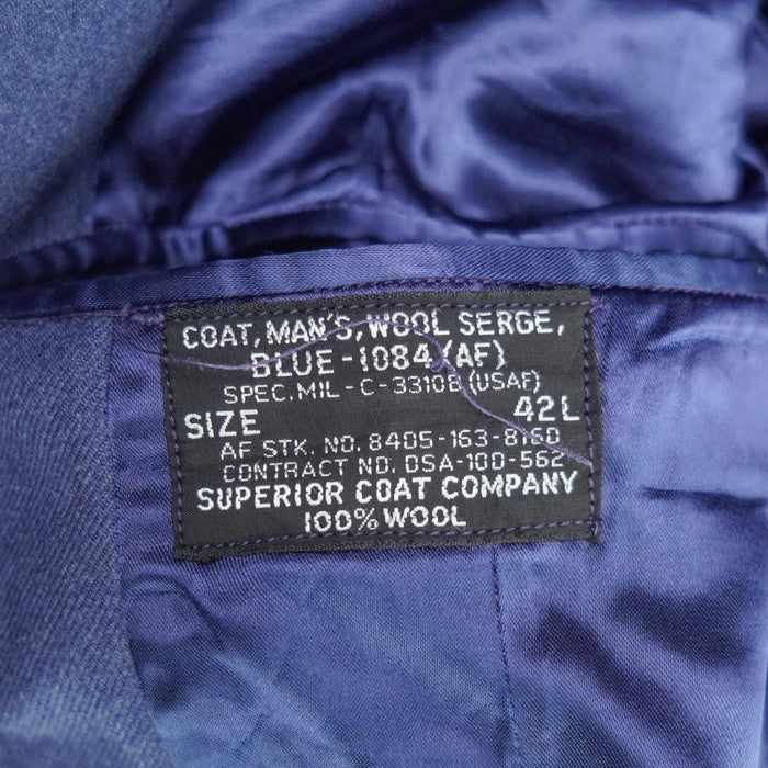 US Air Force Wool Service Dress Jacket - 42L - Large - US Air Force Surplus - Dress Jackets