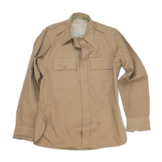 US Army 1940s Officers Service Dress Shirt - Small - US Army Surplus - Service Shirts