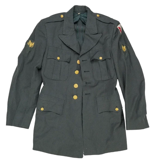 US Army Class A Service Dress Jacket - 37R, Small - US Army Surplus - Dress Jackets