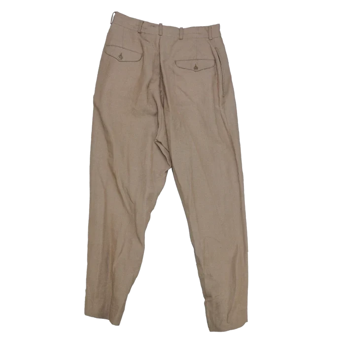 US Army Officer Tan Service Dress Trousers - Small - US Army Surplus - Dress Trousers
