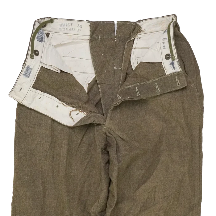 US M-1945 Wool Trousers - 36x31, Large - US Army Surplus - Dress Trousers