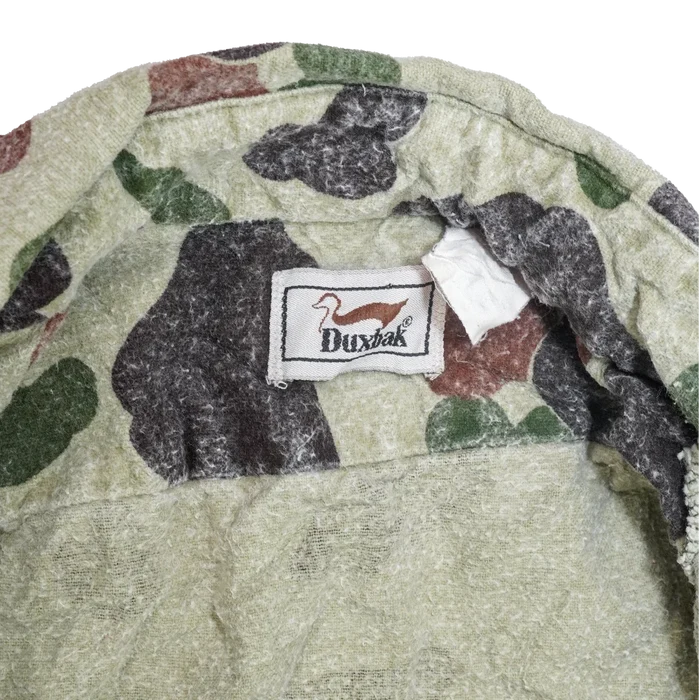 US Made Duxbak Duck Hunter Camo Field Shirt - Small - Army & Outdoors - Field Shirts