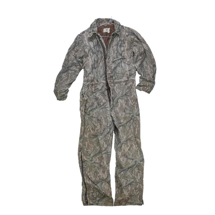 US Made Mossy Oak Lined Coveralls - Medium - Army & Outdoors - Overalls