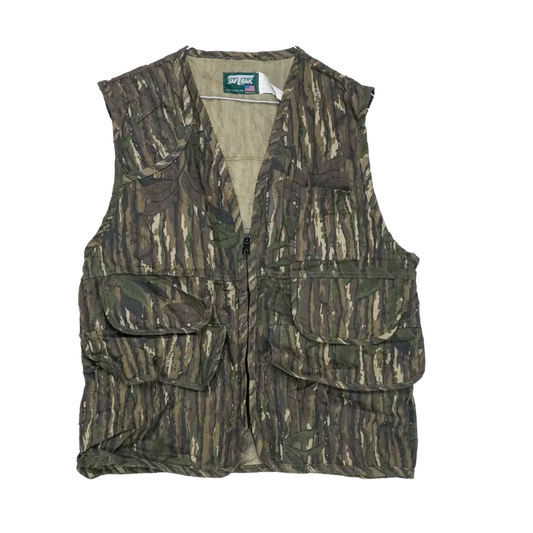 US Made SafTbak Realtree Hunting Vest - Medium - Army & Outdoors - Vests