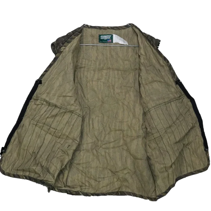 US Made SafTbak Realtree Hunting Vest - Medium - Army & Outdoors - Vests