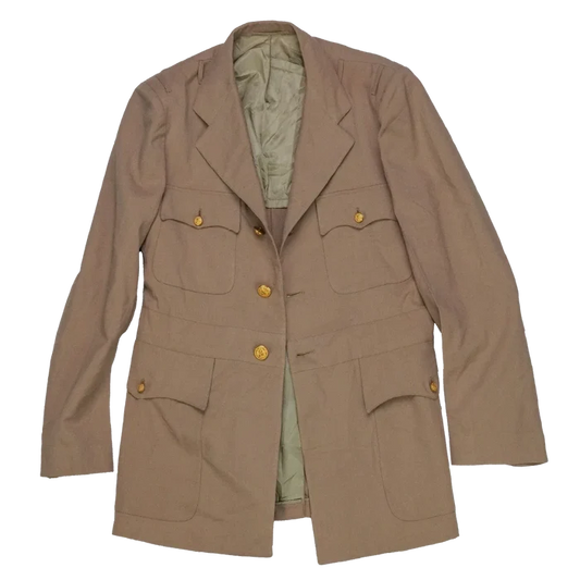 US Navy Khaki Service Dress Jacket - 40R, Medium - US Navy Surplus - Dress Jackets