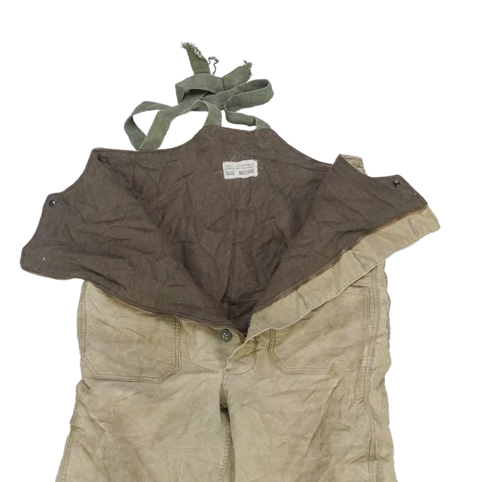 US Navy WW2 N-1 Deck Bib Overalls - Medium - US Navy Surplus - Work Trousers