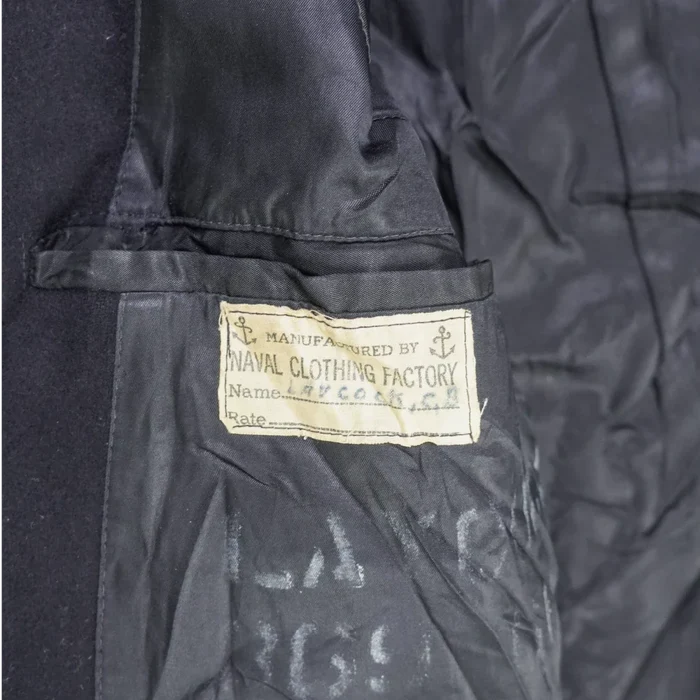 US Navy WW2 Wool Pea Coat - 34R, XSmall - US Navy Surplus - Great Coats