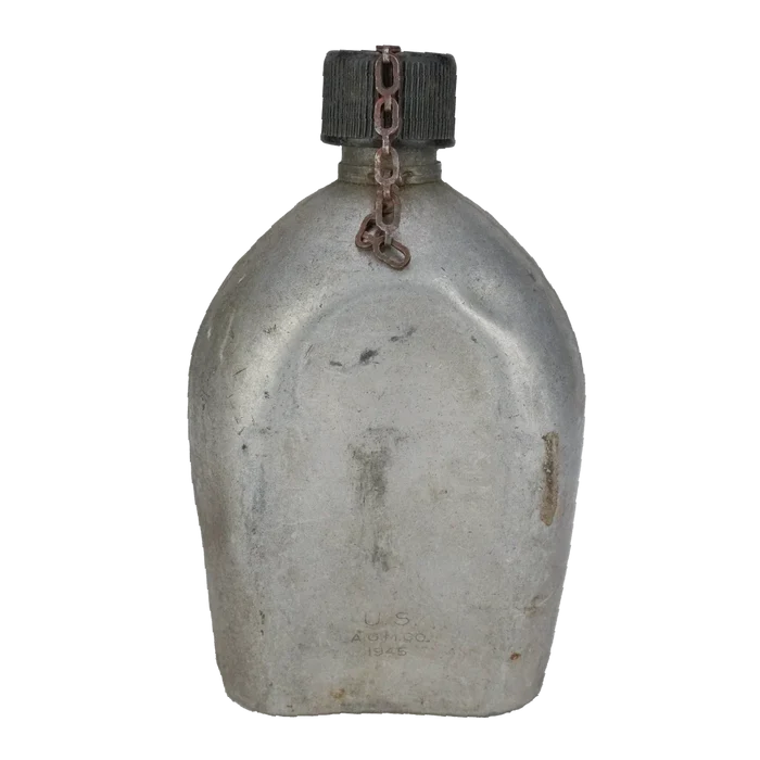 US WW2 M-1942 Aluminium Canteen - US Army Surplus - Collectables & Rarities