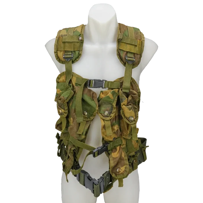 USGI 1st Gen Woodland Load Bearing Vest w/ Belt, Item 5 - Film Production Used - Collectables & Rarities