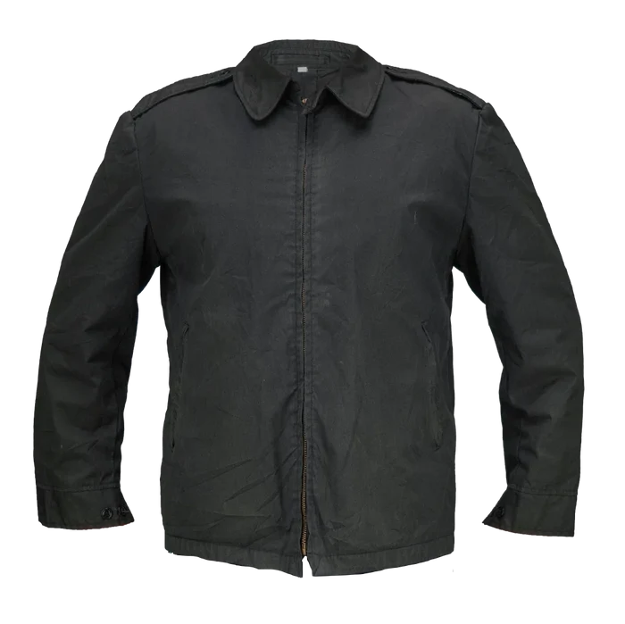 USGI 80s Black Windbreaker Jacket - US Army Surplus - Flight Jackets