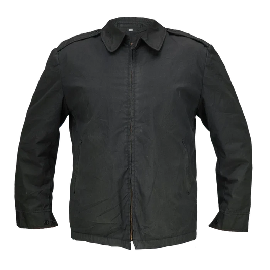 USGI 80s Black Windbreaker Jacket - US Army Surplus - Flight Jackets