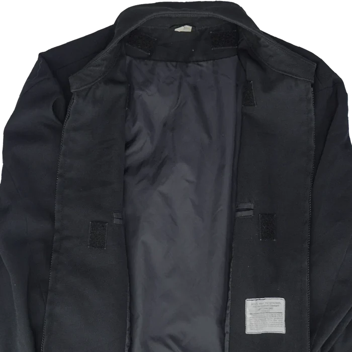 USGI 90s Black Windbreaker Jacket - US Army Surplus - Flight Jackets