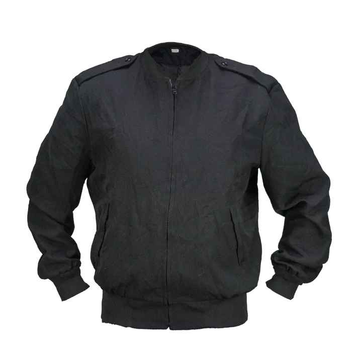 USGI Black Officer Windbreaker Jacket - US Army Surplus - Flight Jackets
