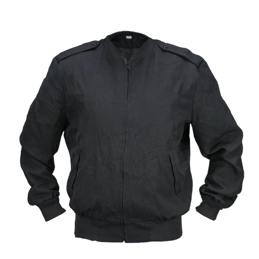 USGI Black Officer Windbreaker Jacket - US Army Surplus - Flight Jackets