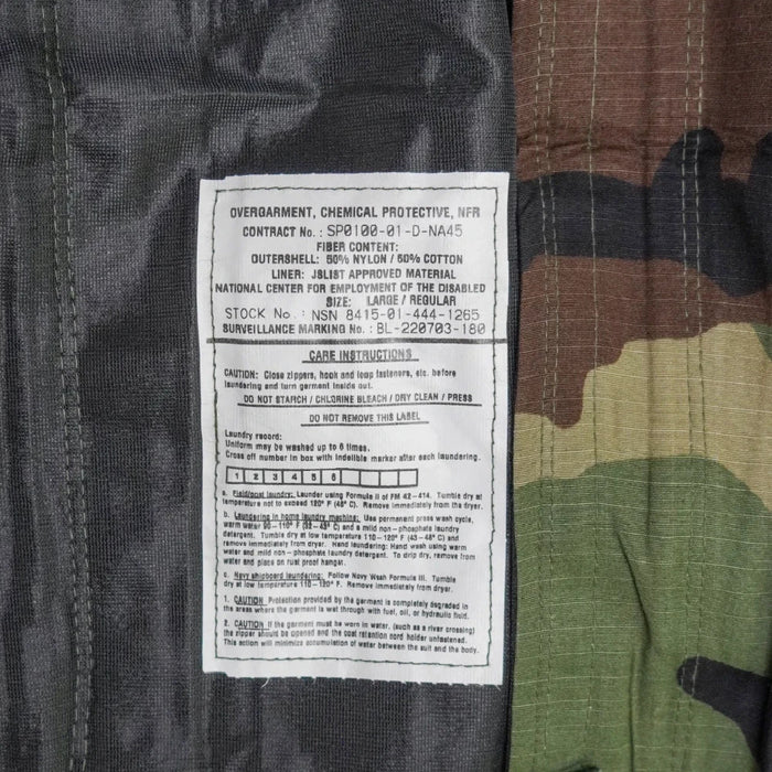 USGI Woodland NBC Jacket - Late Model - US Army Surplus - Field Jackets