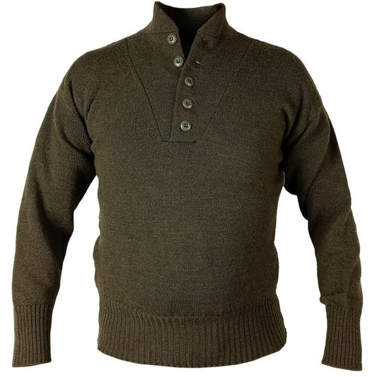 USGI Wool 5 Button Jersey - Value Grade - US Army Surplus - Fleeces & Jerseys