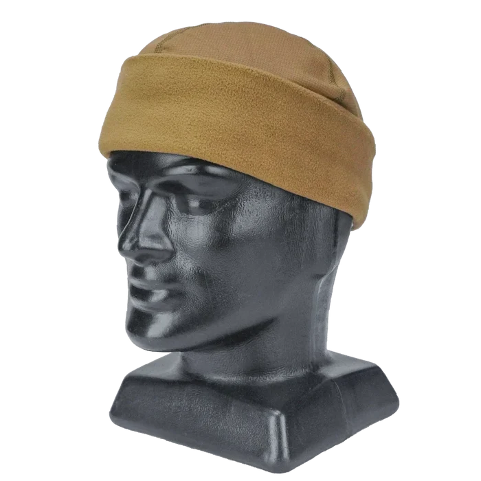 USMC Coyote Fleece Hardface Watch Cap - New - USMC Surplus - Beanies & Balaclavas