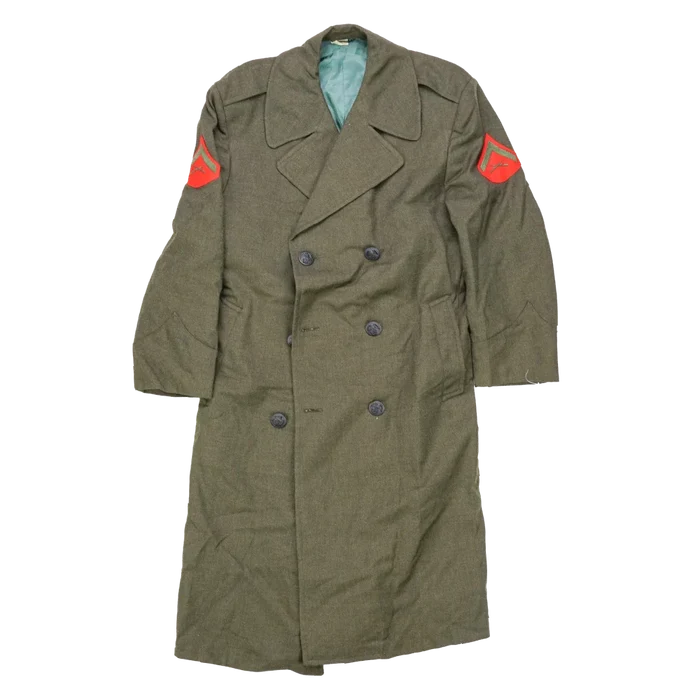 USMC Wool Overcoat - 38S - Medium - USMC Surplus - Great Coats