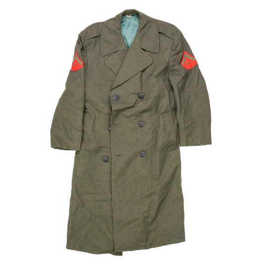 USMC Wool Overcoat - 38S - Medium - USMC Surplus - Great Coats